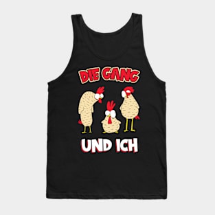 The Gang And I Chicken Coop Farmer Chicken Tank Top